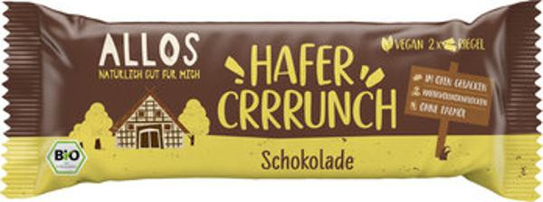 Produktfoto zu Hafercrunch Riegel Schoko Allos 50 g vegan