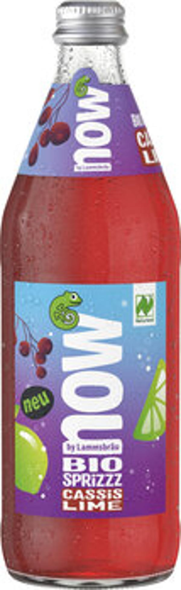 Produktfoto zu now light Cassis Lime 0,5L vegan