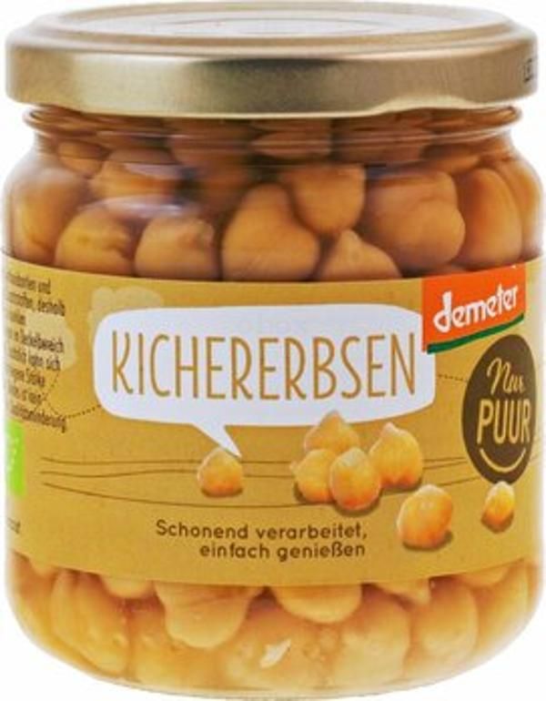 Produktfoto zu Kichererbsen im Glas, 200g vegan