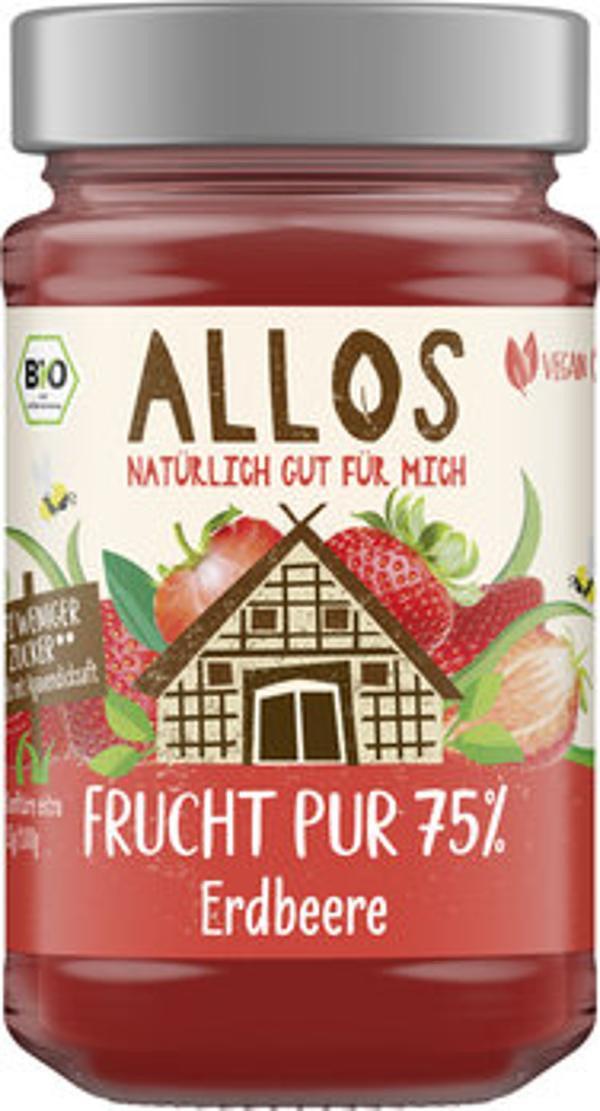 Produktfoto zu  75% Erdbeer Fruchtaufstrich 250g vegan