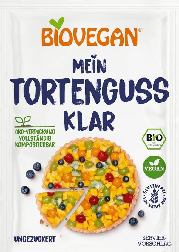 Produktfoto zu Klarer Tortenguss 12g vegan