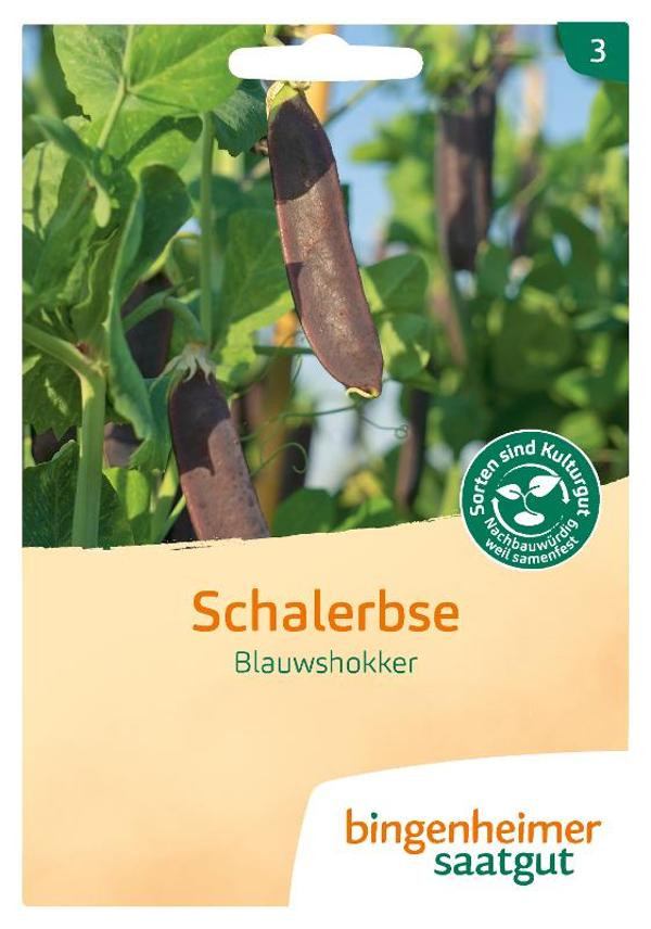 Produktfoto zu Saatgut Schalerbse blau