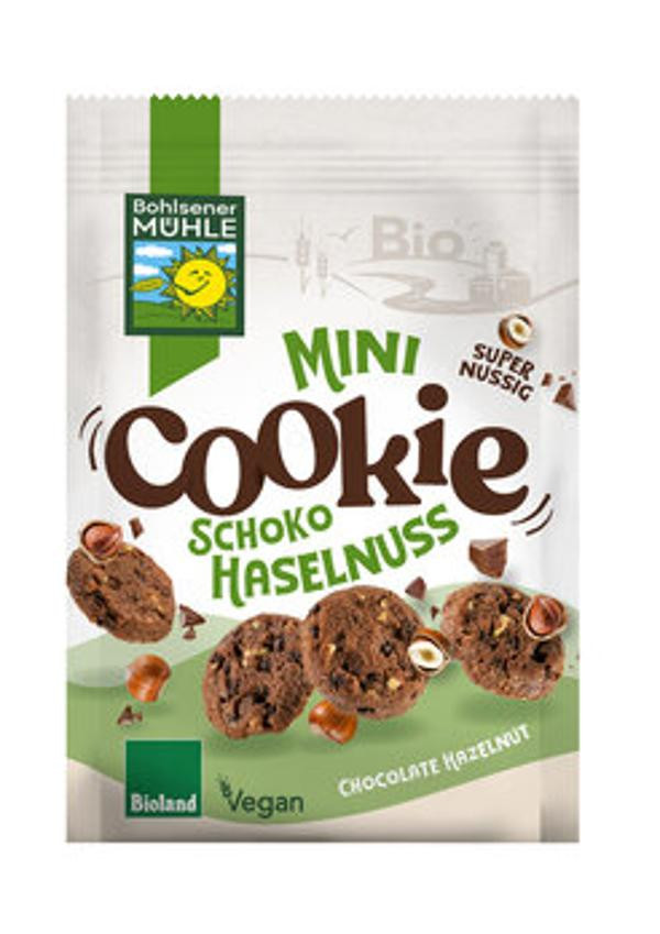 Produktfoto zu Mini Cookies Schoko-Haselnuss 125g vegan