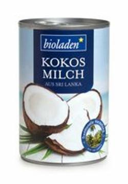 Produktfoto zu Bioladen Kokosmilch 400 ml