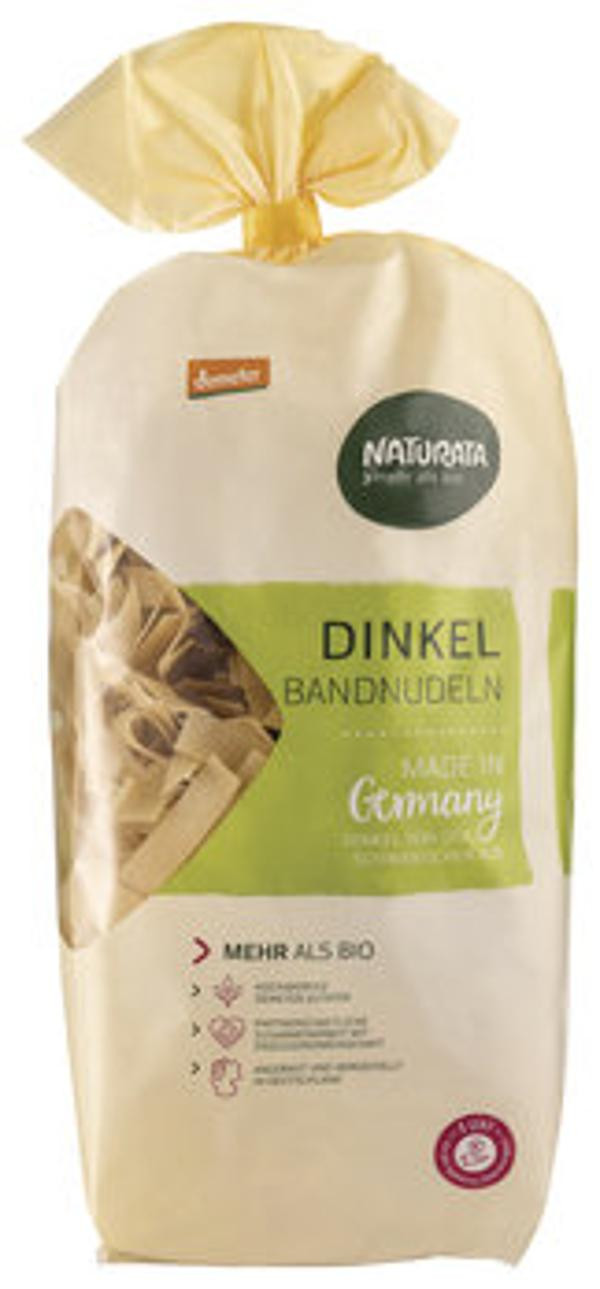 Produktfoto zu Dinkel - Bandnudeln 500g vegan