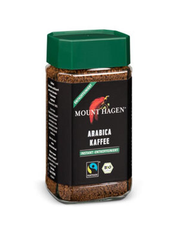 Produktfoto zu Arabica Kaffee Instant koffeinfrei 100g vegan