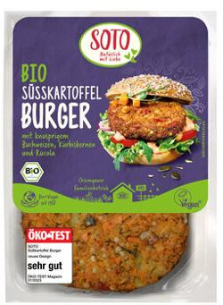 Produktfoto zu Süßkartoffel-Burger 2 Stück