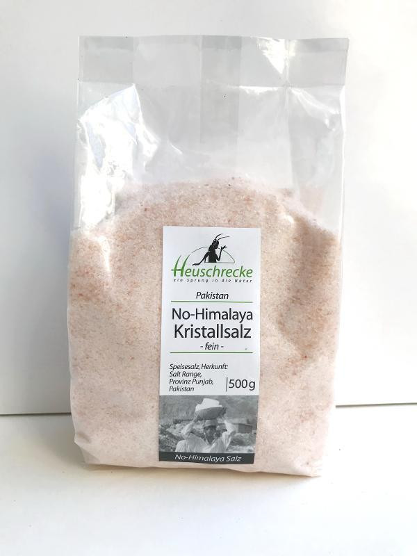 Produktfoto zu No-Himalaya Kristallsalz fein 500g