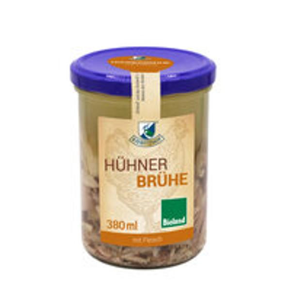 Produktfoto zu Hühnerbrühe mit Fleisch 380g