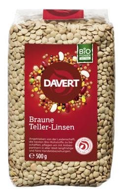 Produktfoto zu Braune Tellerlinsen 500g vegan