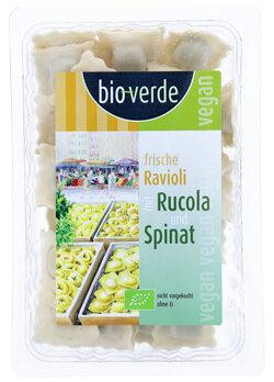 Produktfoto zu Frische Ravioli mit Rucola und Spinat 250g