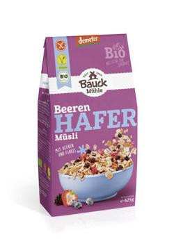 Produktfoto zu BeerenMüsli Hafer glutenfrei 425g vegan