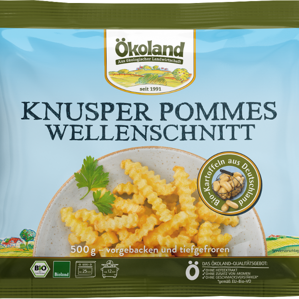 Produktfoto zu TK Knusper Pommes Wellenschnitt 500g