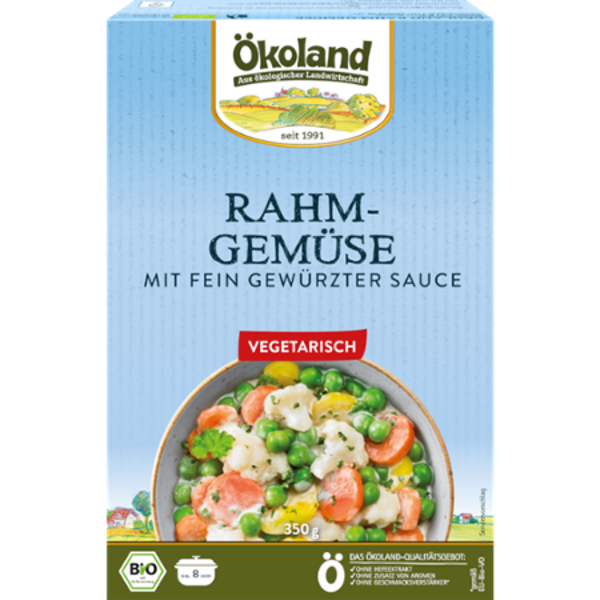 Produktfoto zu TK Rahm-Gemüse mit fein gewürzter Sauce 350g