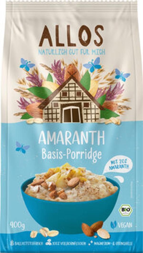 Produktfoto zu Amaranth Frühstücksbrei 400g vegan