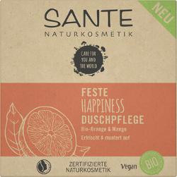 Produktfoto zu HAPPINESS feste Duschpflege Orange & Mango 80g