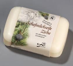 Produktfoto zu Schafmilchseife Zirbe 100g