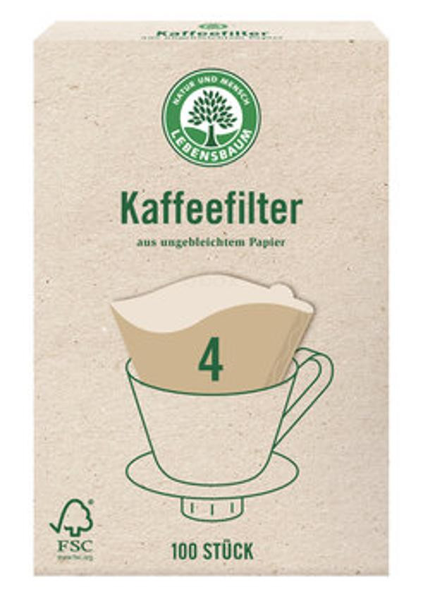 Produktfoto zu Papier-Kaffeefilter Gr. 4