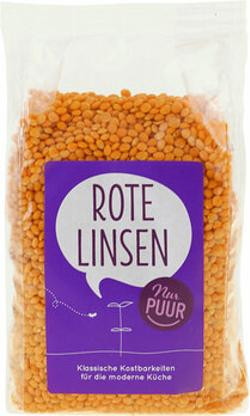 Produktfoto zu Rote Linsen 500g vegan