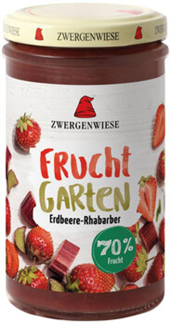 Produktfoto zu Erdbeer - Rhabarber - Fruchtaufstrich 225g vegan