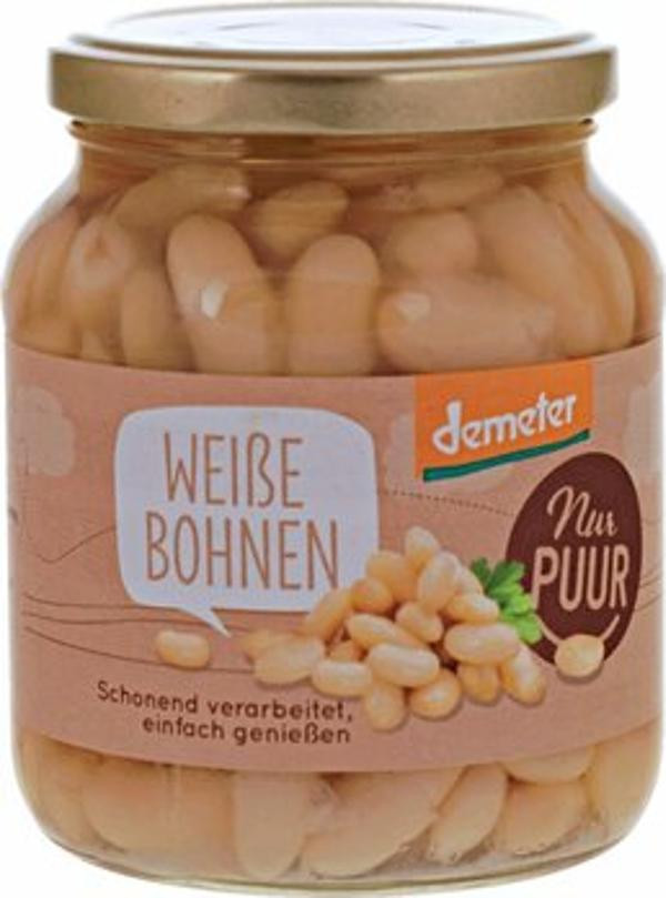 Produktfoto zu Weiße Bohnen 350g vegan