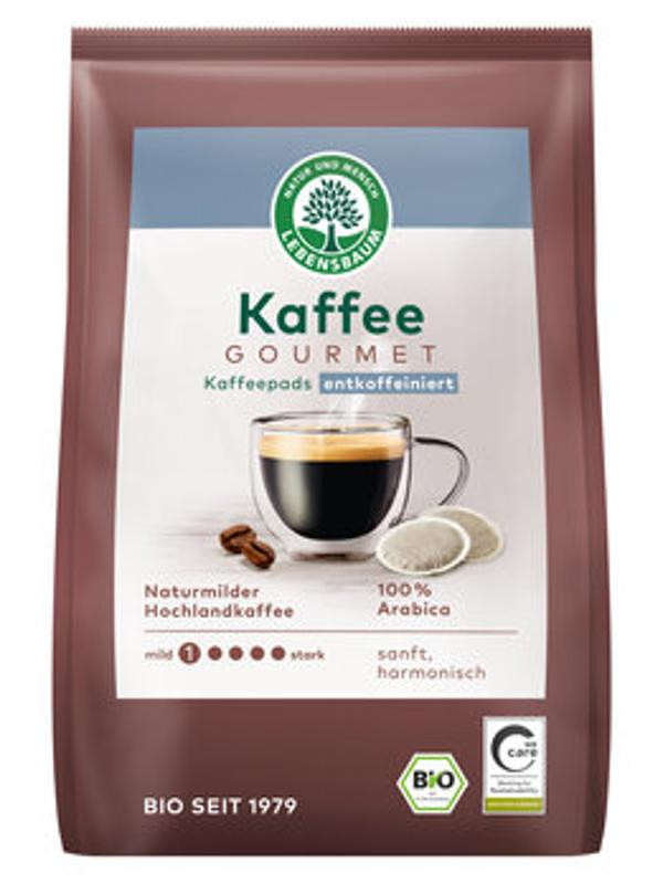 Produktfoto zu Gourmet Kaffeepads entkoffeiniert 18 Stück