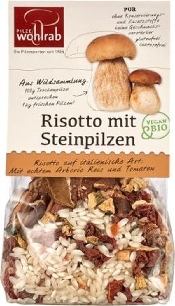 Produktfoto zu Risotto mit Steinpilzen vegan