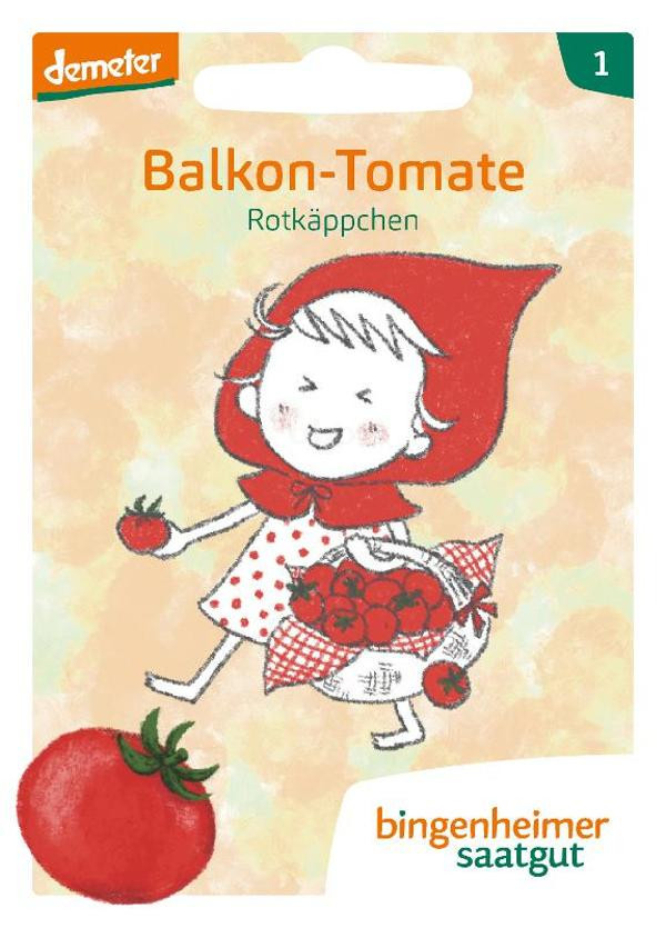 Produktfoto zu Saatgut Balkon-Tomate "Rotkäppchen"