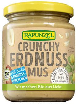 Produktfoto zu Erdnussmus Crunchy mit Salz 250 g