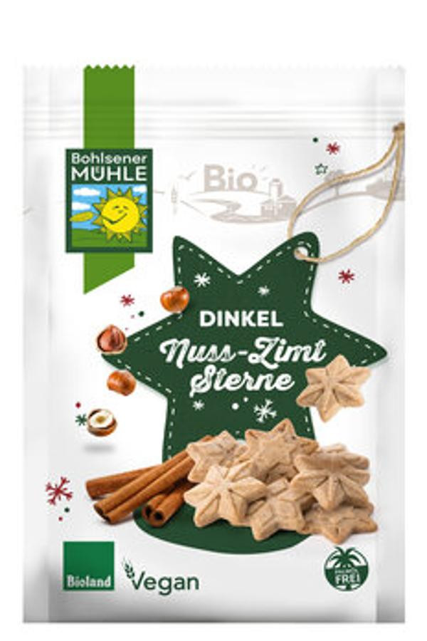 Produktfoto zu Dinkel Nuss-Zimt Sterne 125g