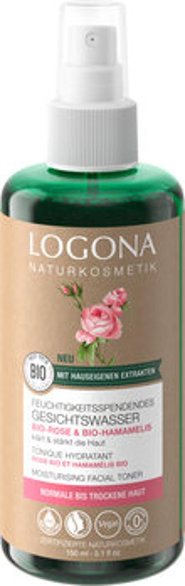 Produktfoto zu [moisture] Feuchtigkeitsspendendes Gesichtswasser Rose & Hamamelis 150ml