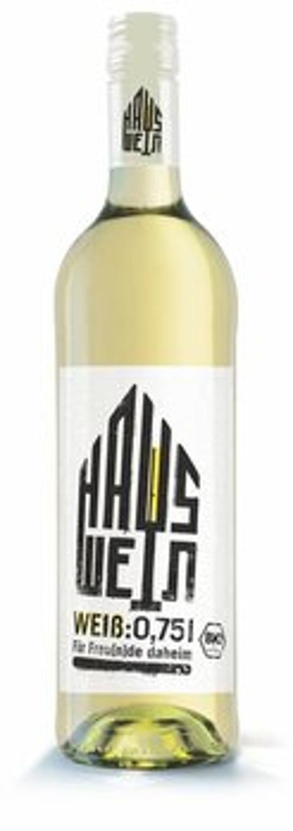 Produktfoto zu Hauswein weiß Kiste 6*0,75L