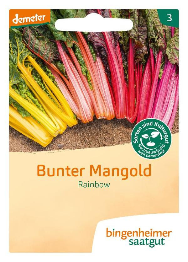 Produktfoto zu Saatgut Bunter Mangold "Rainbow"