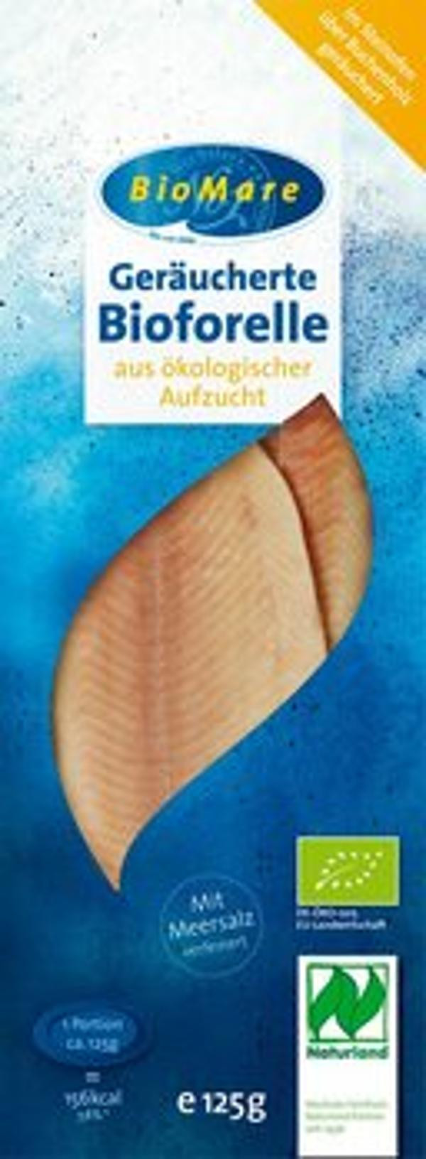 Produktfoto zu Geräucherte Bioforellen-Filets 125g