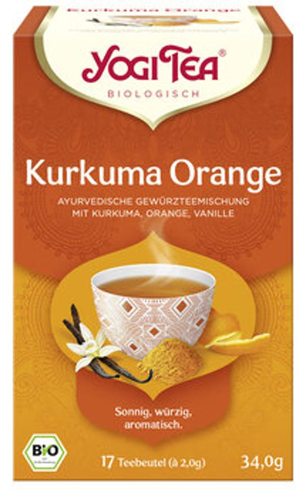 Produktfoto zu YogiTea Kurkuma Orange 17 Beutel