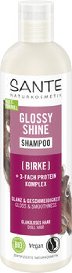 Produktfoto zu GLOSSY SHINE Shampoo Birke + 3-fach Protein Komplex 250ml