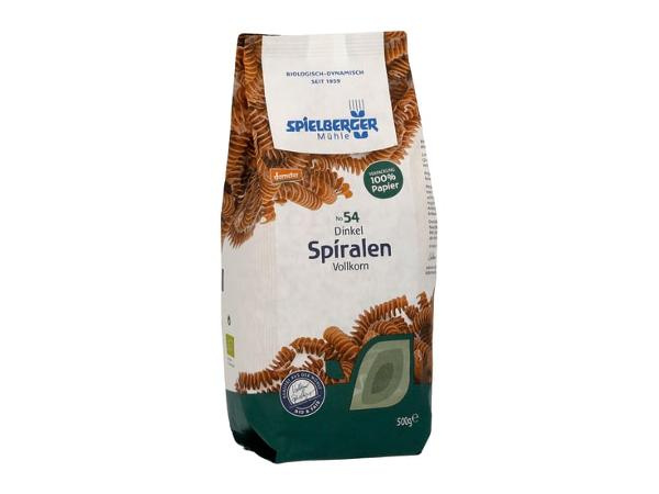 Produktfoto zu Dinkel Spiralen Vollkorn 500g