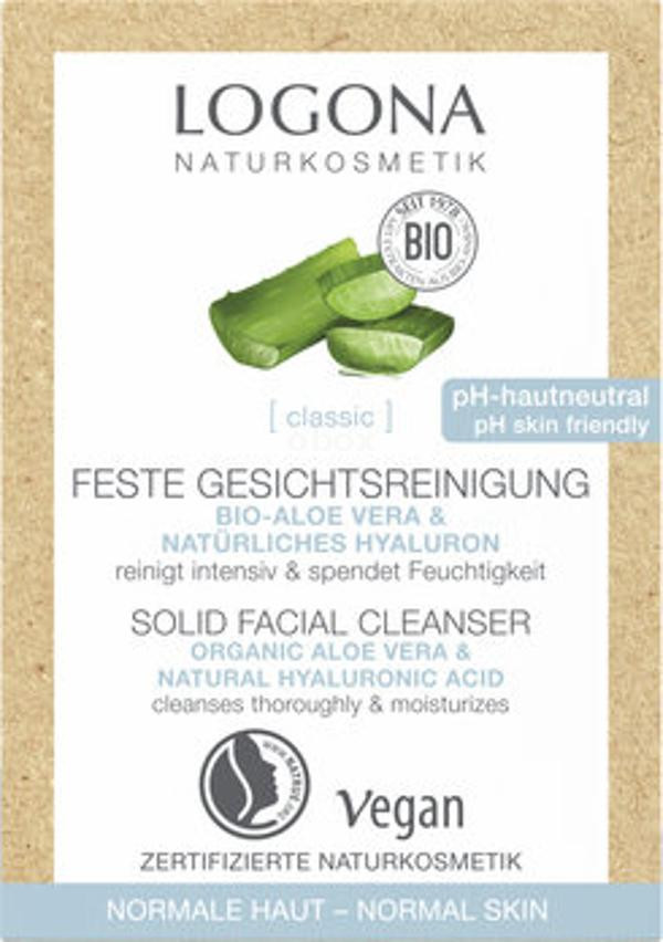 Produktfoto zu [classic] Feste Gesichtsreinigung Aloe Vera & natürliches Hyaluron 60g