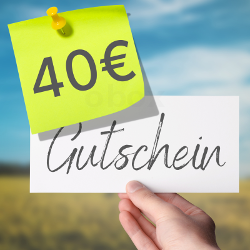 Produktfoto zu Wertgutschein 40 Euro