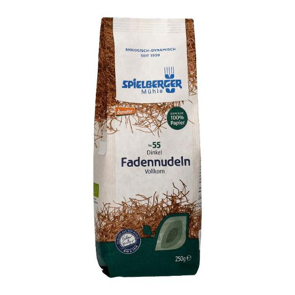 Produktfoto zu Dinkel Fadennudeln aus Vollkorn 250g