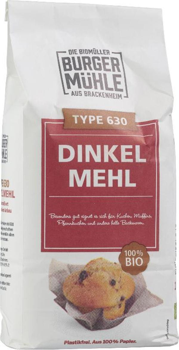 Produktfoto zu Dinkelmehl Type 630 1kg