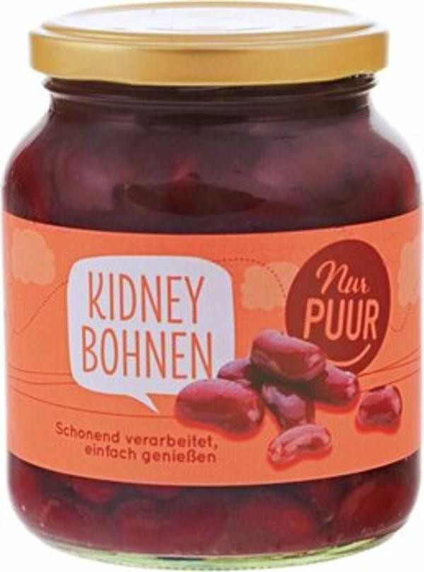 Produktfoto zu Kidneybohnen im Glas 350g vegan