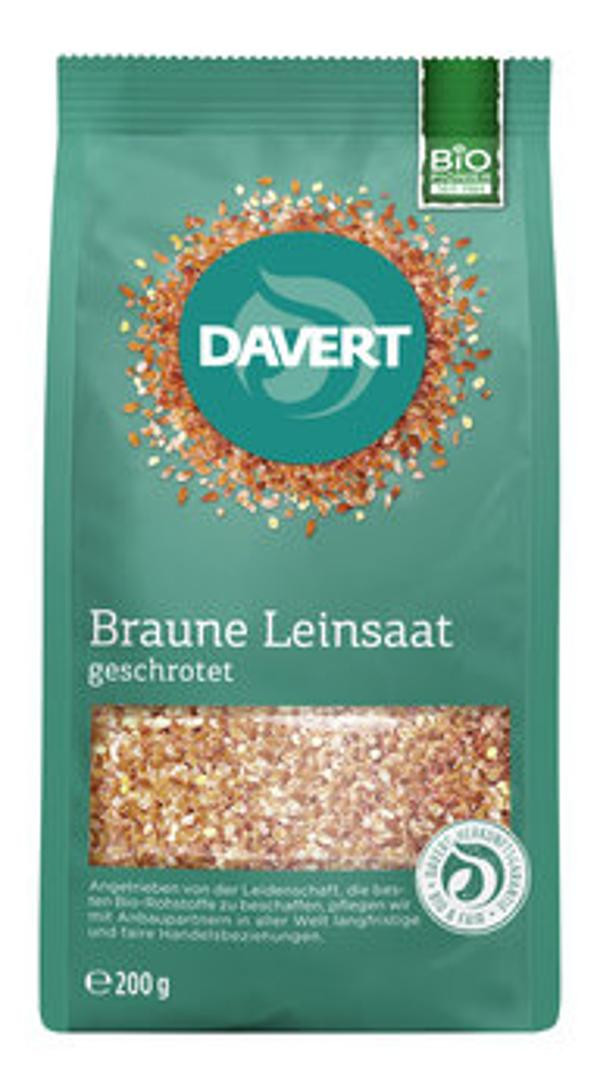 Produktfoto zu Braune Leinsaat geschrotet 200g vegan