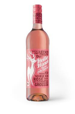 Produktfoto zu Glühwein rosé Heißer Hirsch 750ml