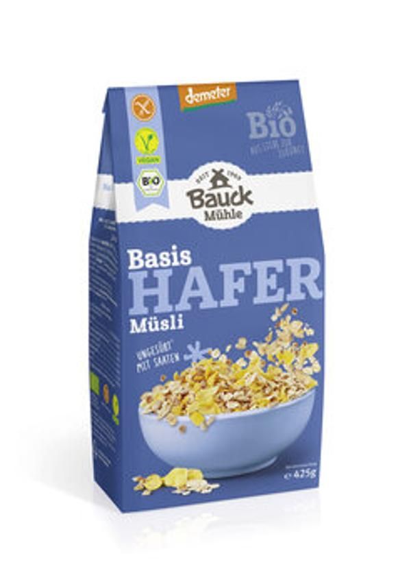 Produktfoto zu Hafermüsli Basis 425g vegan