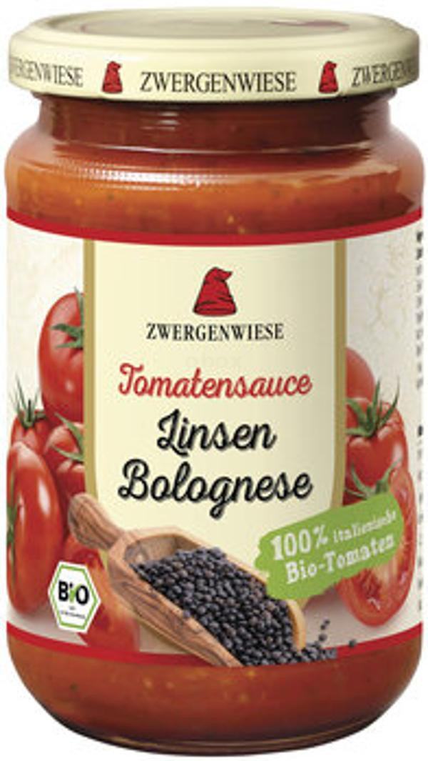 Produktfoto zu Tomatensauce Linsen Bolognese 340ml vegan