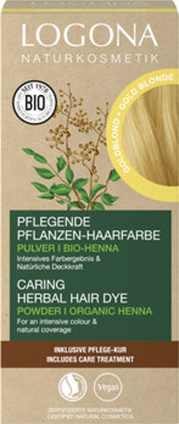 Produktfoto zu Pflanzen Haarfarbe Pulver "Goldblond" 100g