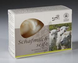 Produktfoto zu Schafmilchseife Motiv Schaf 85g