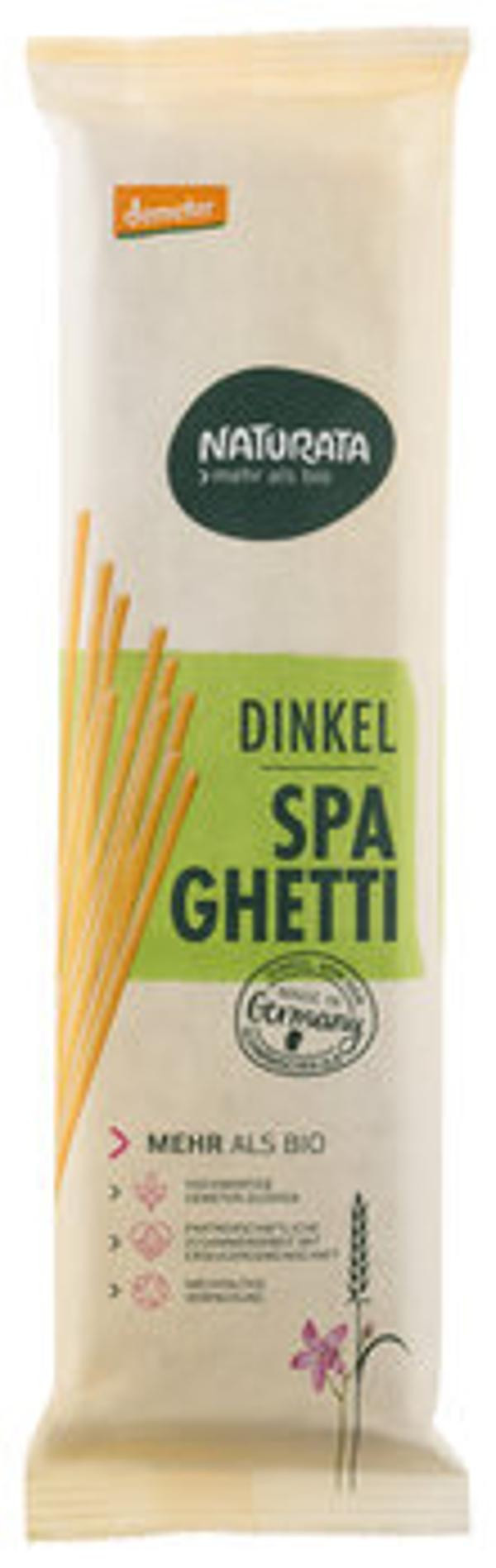 Produktfoto zu Dinkel Spaghetti hell 500g vegan