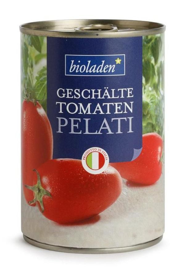 Produktfoto zu Geschälte Tomaten Paleti 400ml